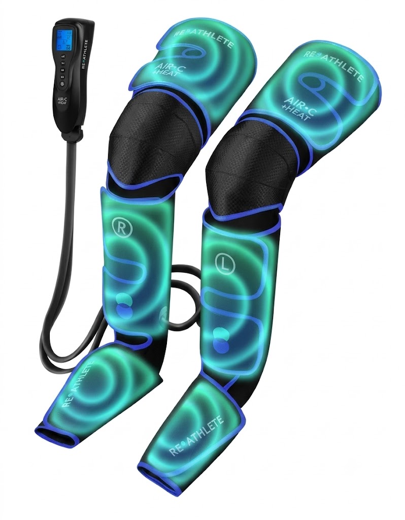 Air-C Compression Massager intensity and heat adjustment dial